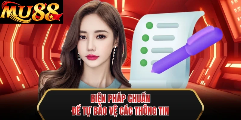 bien phap chuan de tu bao ve cac thong tin bien phap chuan de tu bao ve cac thong tin